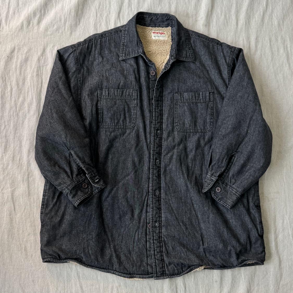 랭글러 보아털 셔츠 자켓 XL 상품이미지1