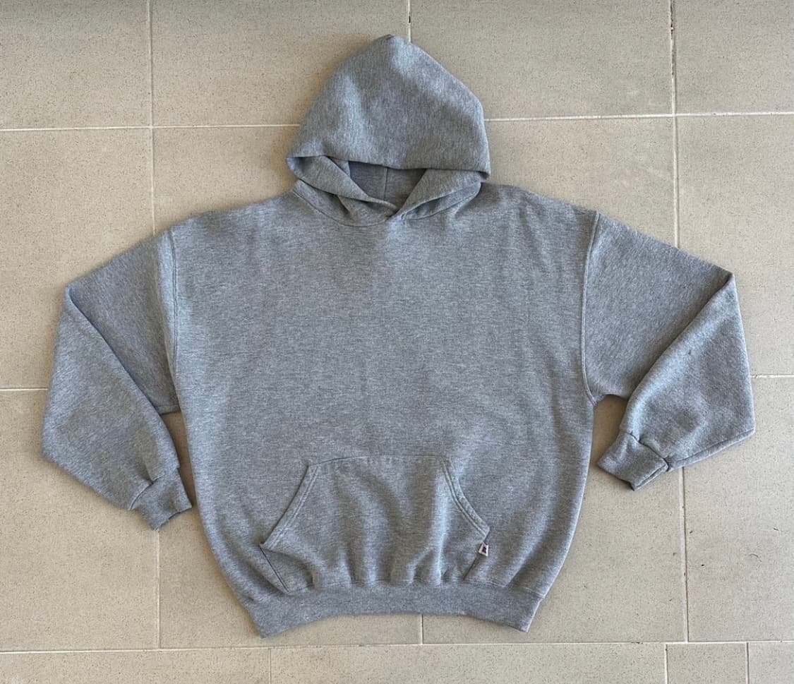 90s 빈티지 러셀 후드 그레이 상품이미지1