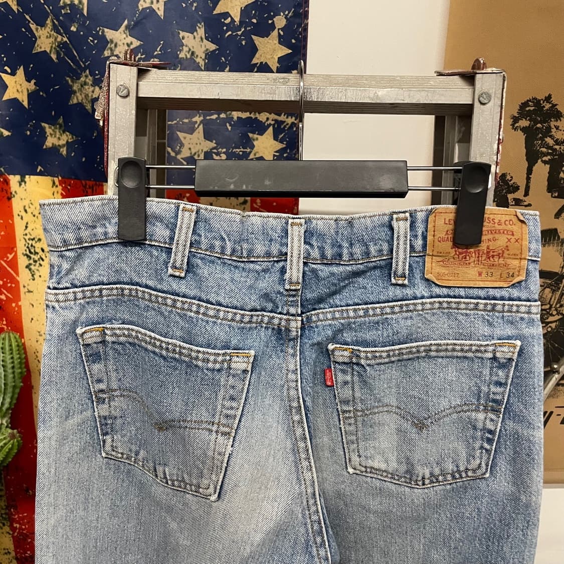 90s Levis 리바이스 505 레드택 다트포드 워싱 데님 팬츠 상품이미지4