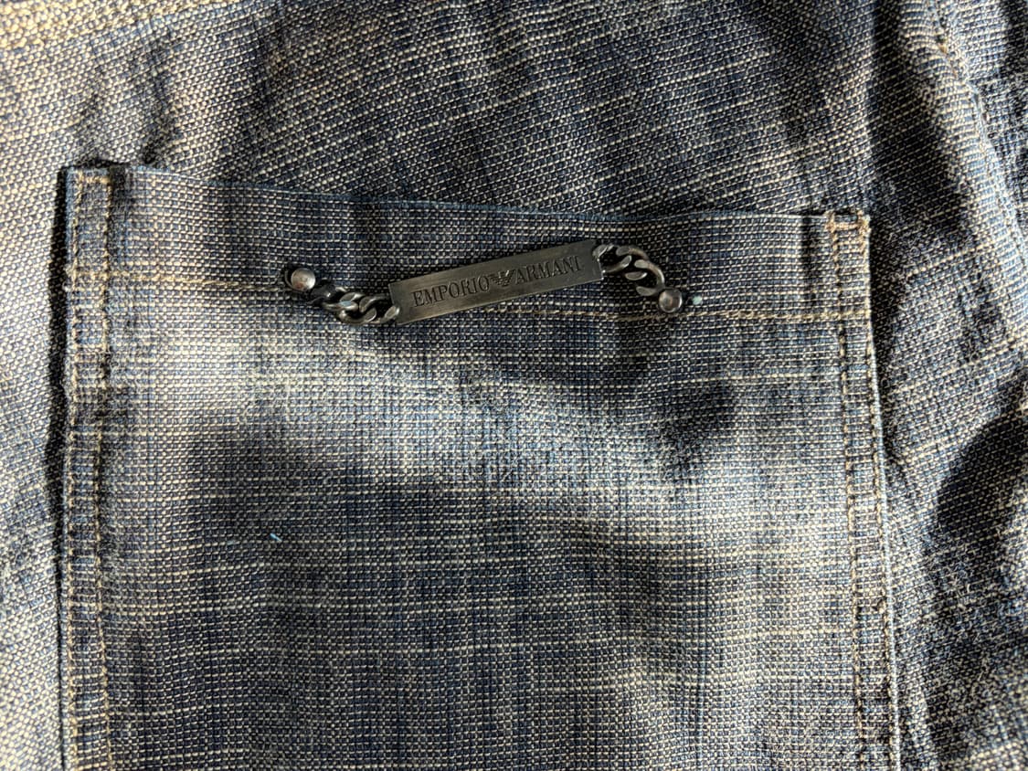 엠포리오 아르마니 슬럽 텍스쳐 레귤러 데님 상품이미지4