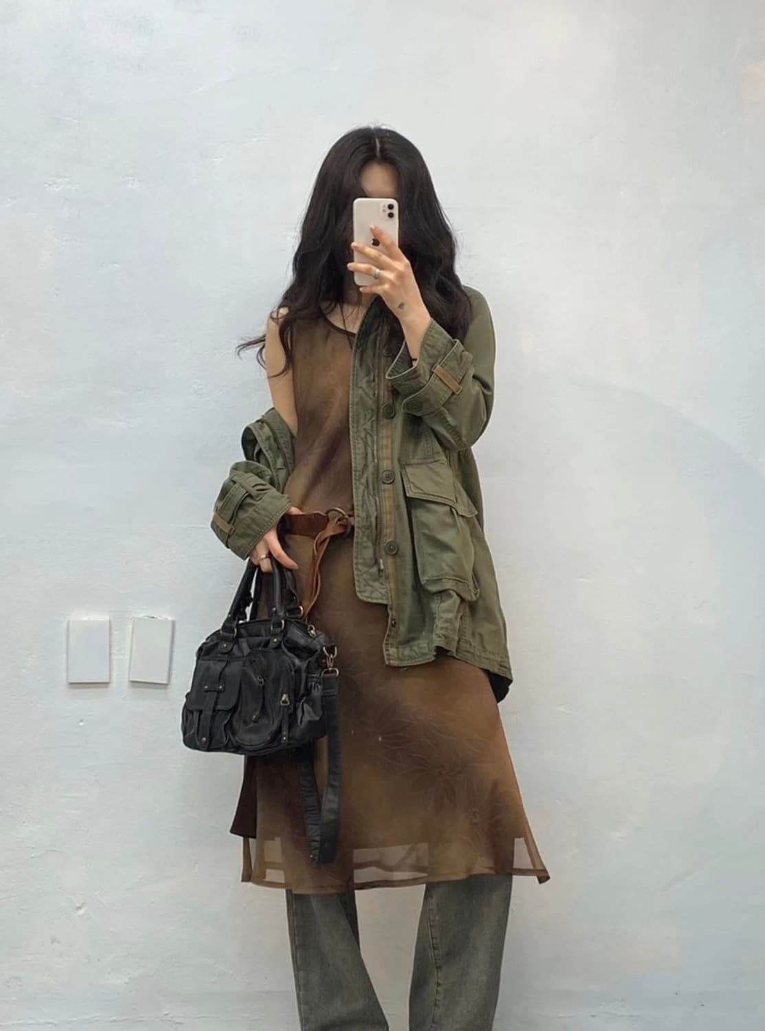 [1453]Min@rna khaki field jacket# 상품이미지2