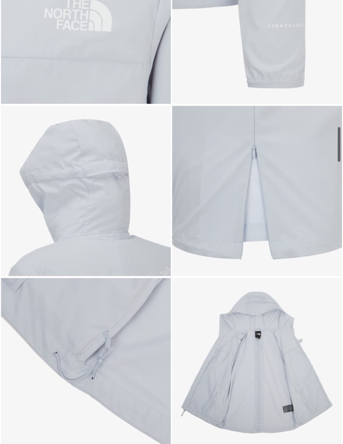 택포⭐️ [정가 14만] 노스페이스 쉐도우 윈드 자켓 라이트그레이 상품이미지3