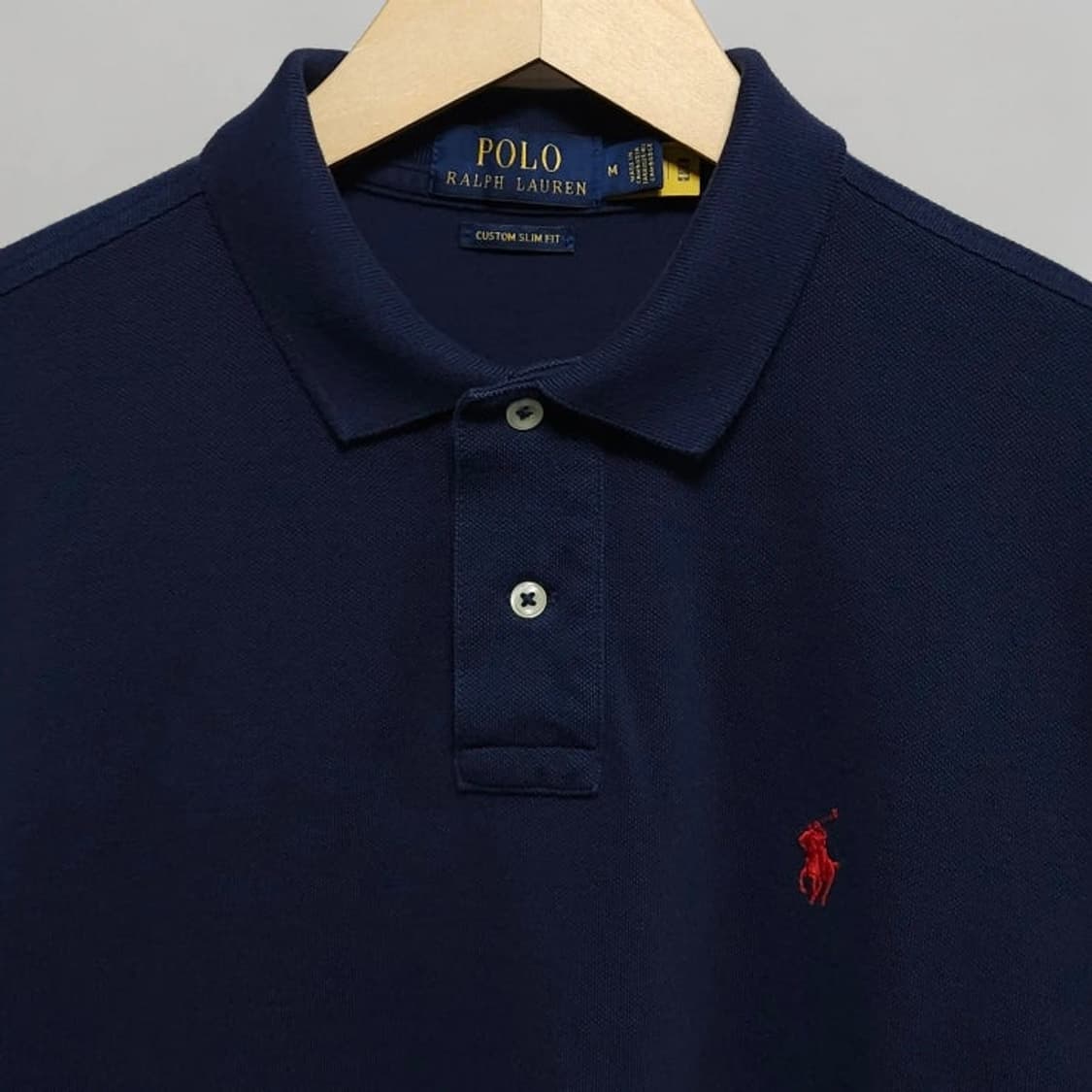 100 POLO 폴로 랄프로렌 커스텀슬림핏 반팔 카라티 상품이미지2