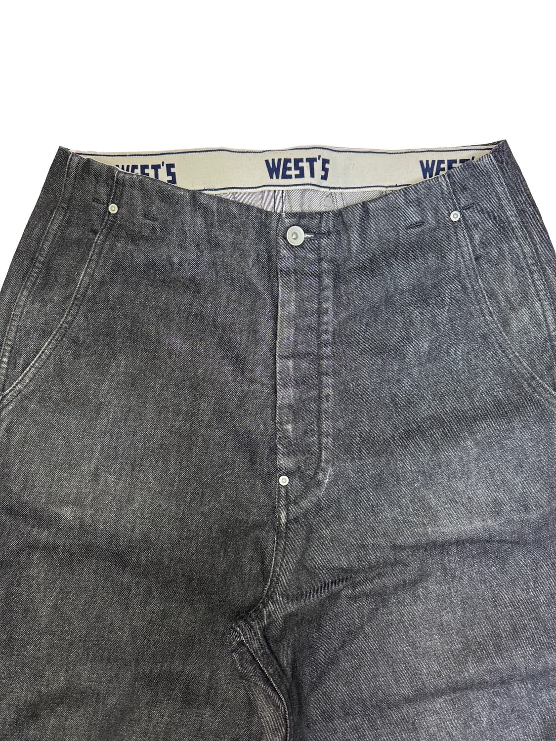 웨스트오버올즈 WESTOVERALLS 블랙데님 S TYPE 상품이미지2