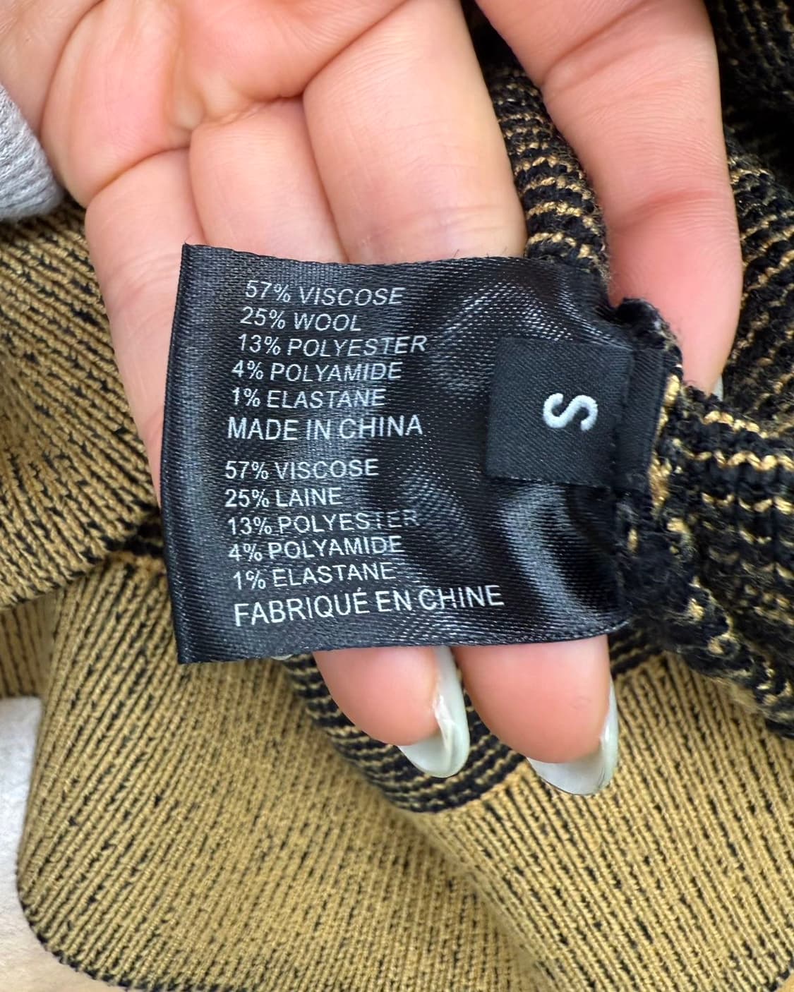 프로엔자 슐러 브라운 타이거 크롭 니트 상품이미지8