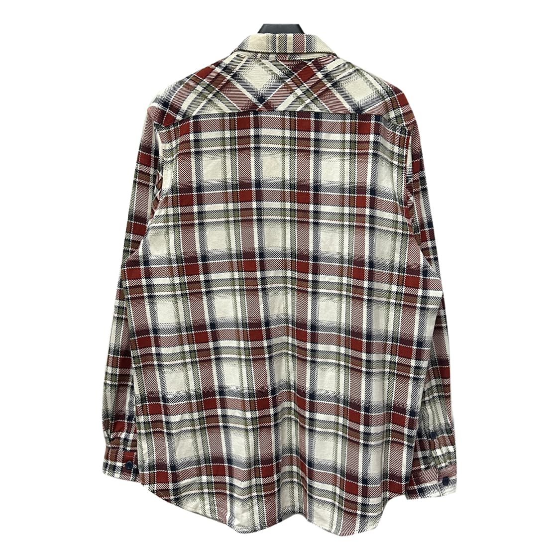 ZARA 자라 릴렉스핏 헤비웨이트 체크 셔츠 남방 해외 XL 상품이미지2