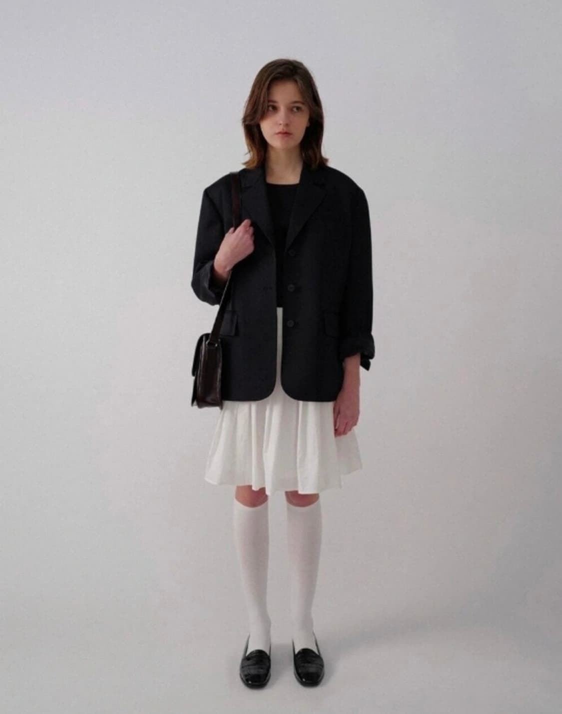 낫띵리튼 싱글 오버사이즈드 울자켓 상품이미지1