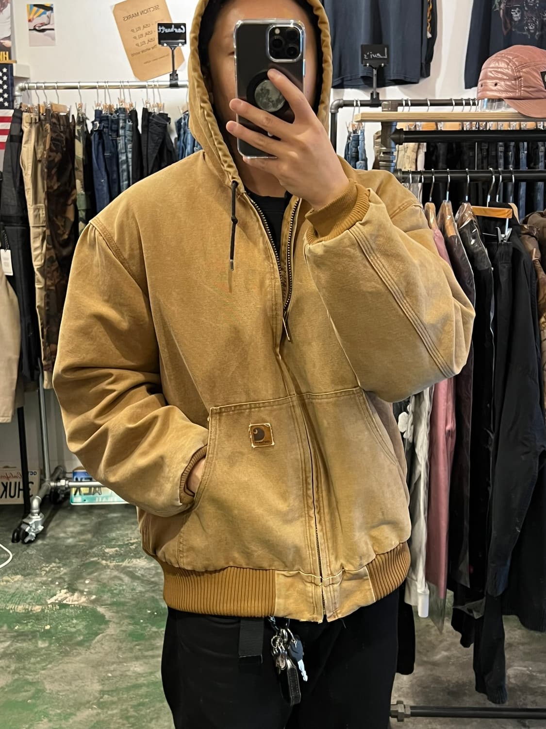 00s [XL] 칼하트 덕 액티브 자켓 J130 브라운 상품이미지2