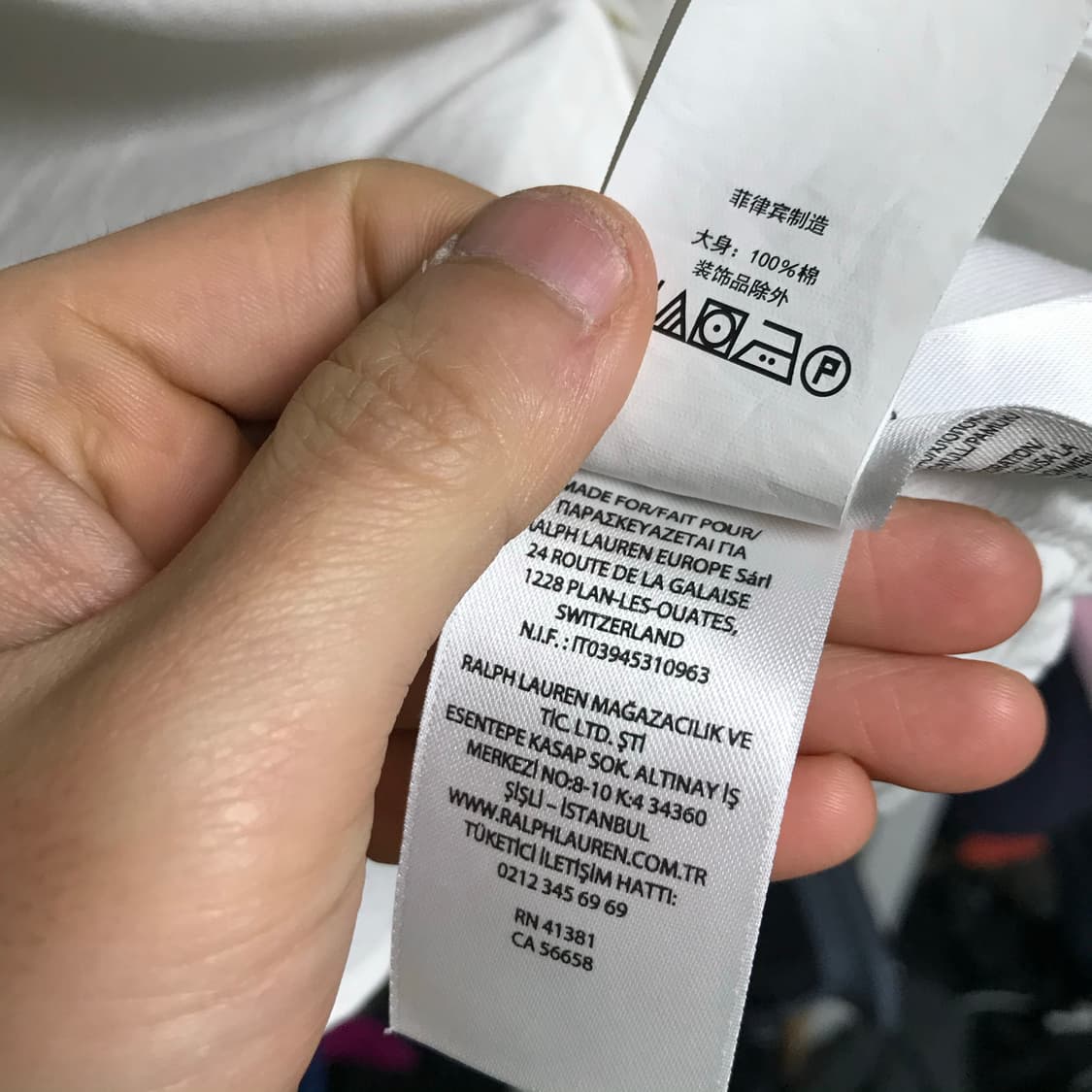 폴로 랄프로렌 흰색 옥스퍼드 셔츠 상품이미지7