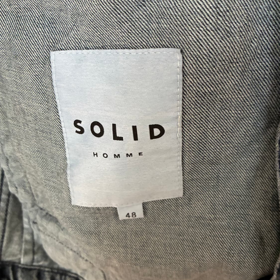 솔리드 옴므 데님 집업 상품이미지5