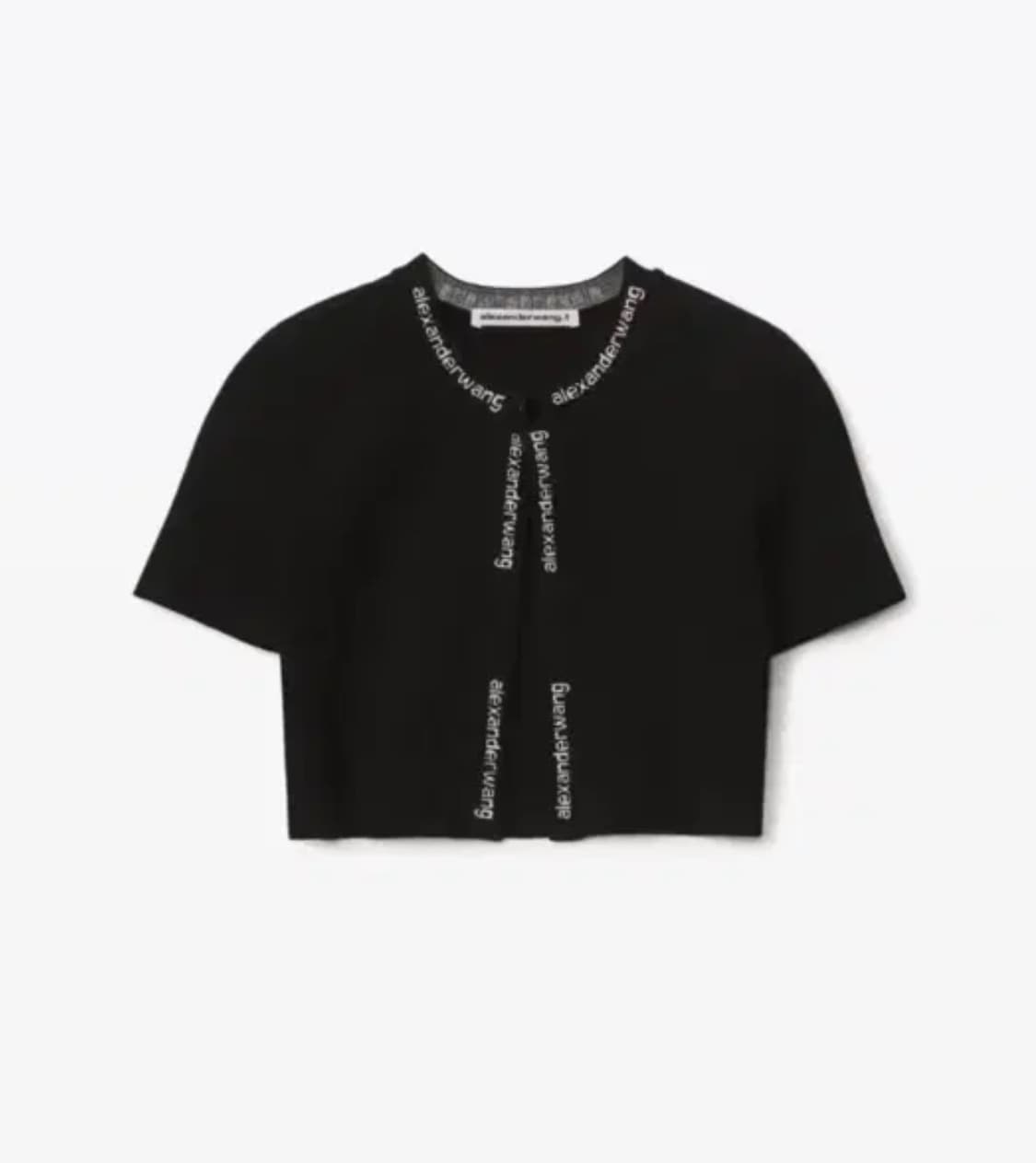알렉산더왕 자카드 바디콘 크롭 가디건 xs 상품이미지1