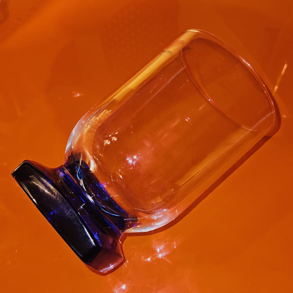 이탈리아 보르미올리 스퀘어 블루 고블렛 상품이미지4