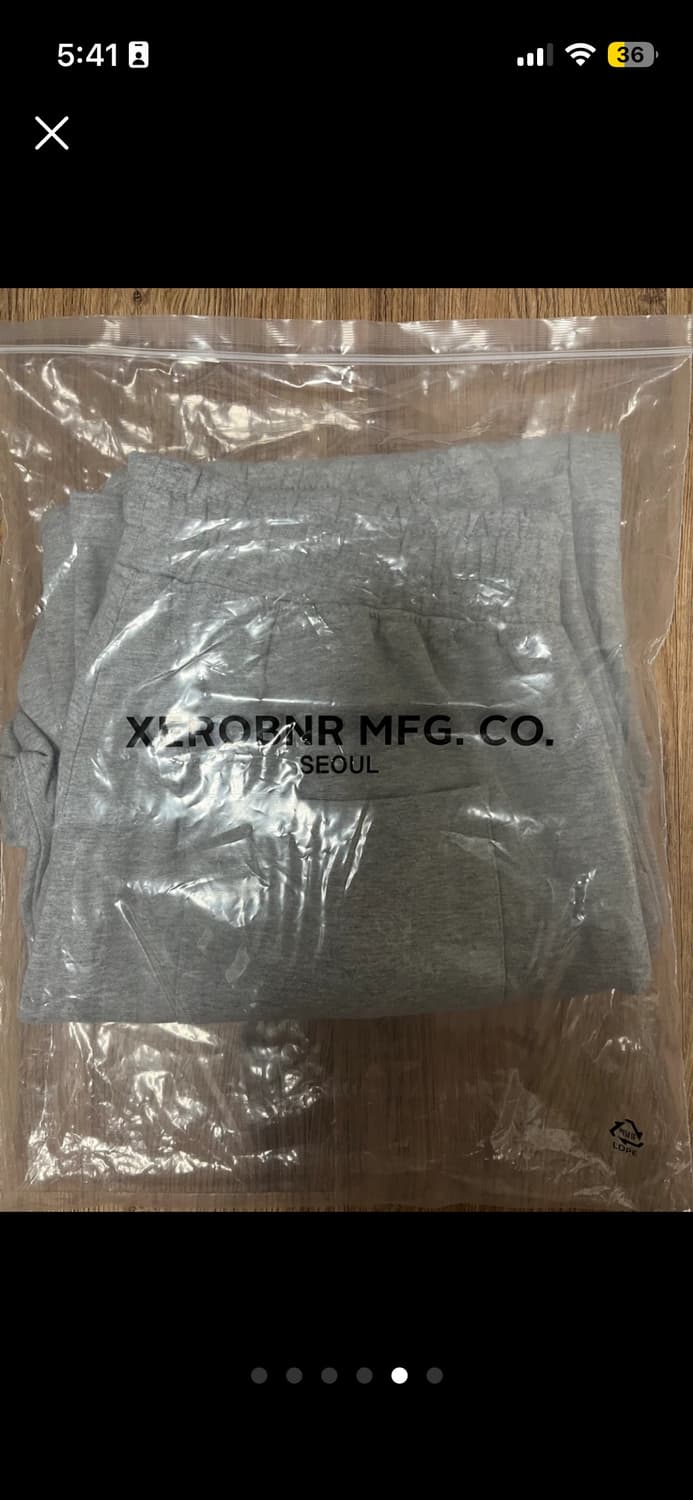 제로 원턱 스웨트 팬츠 그레이 L 상품이미지6