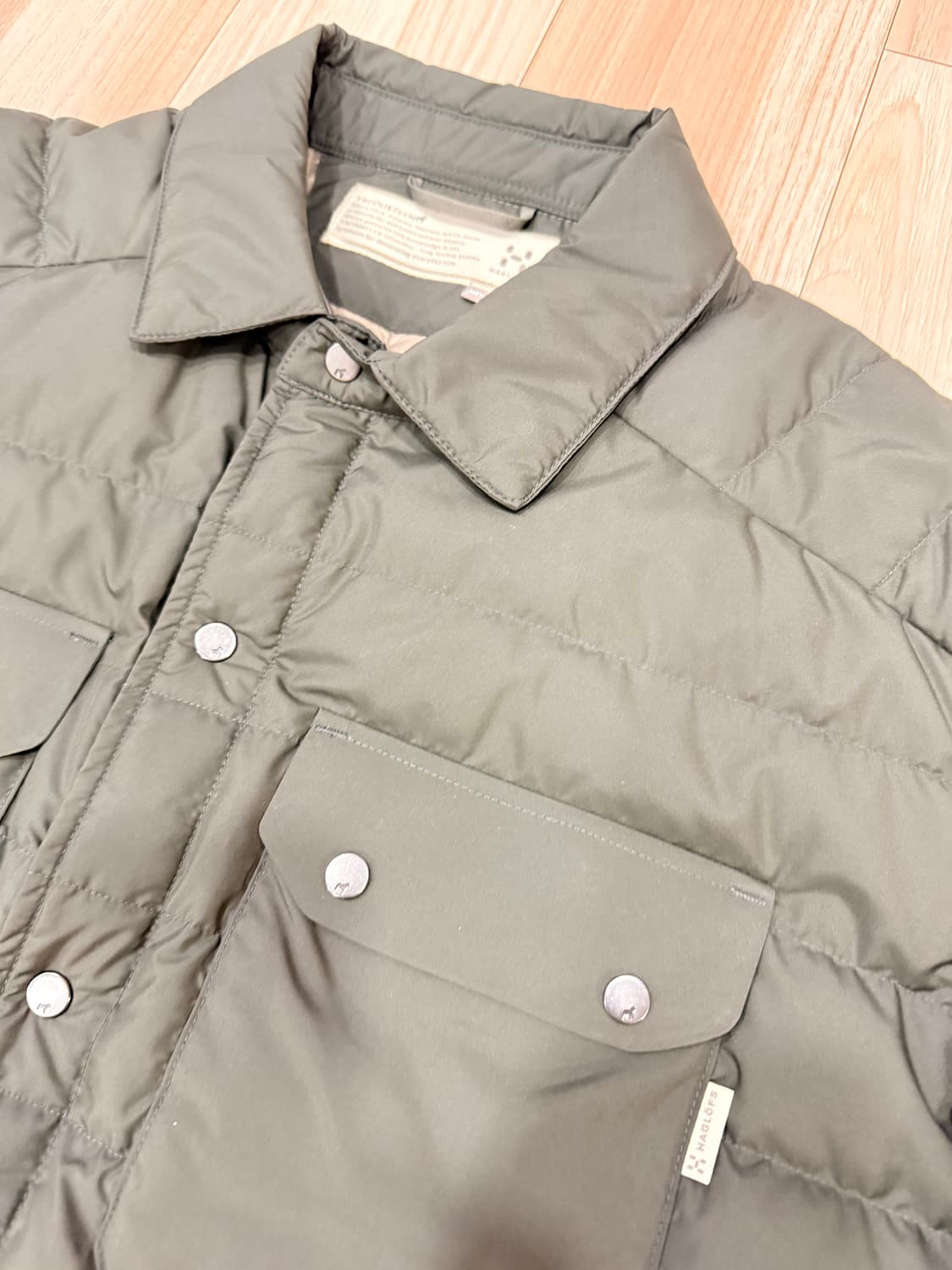 하그로프스 TALLBERG 셔켓 다운 자켓 M (100) / 새상품 상품이미지6