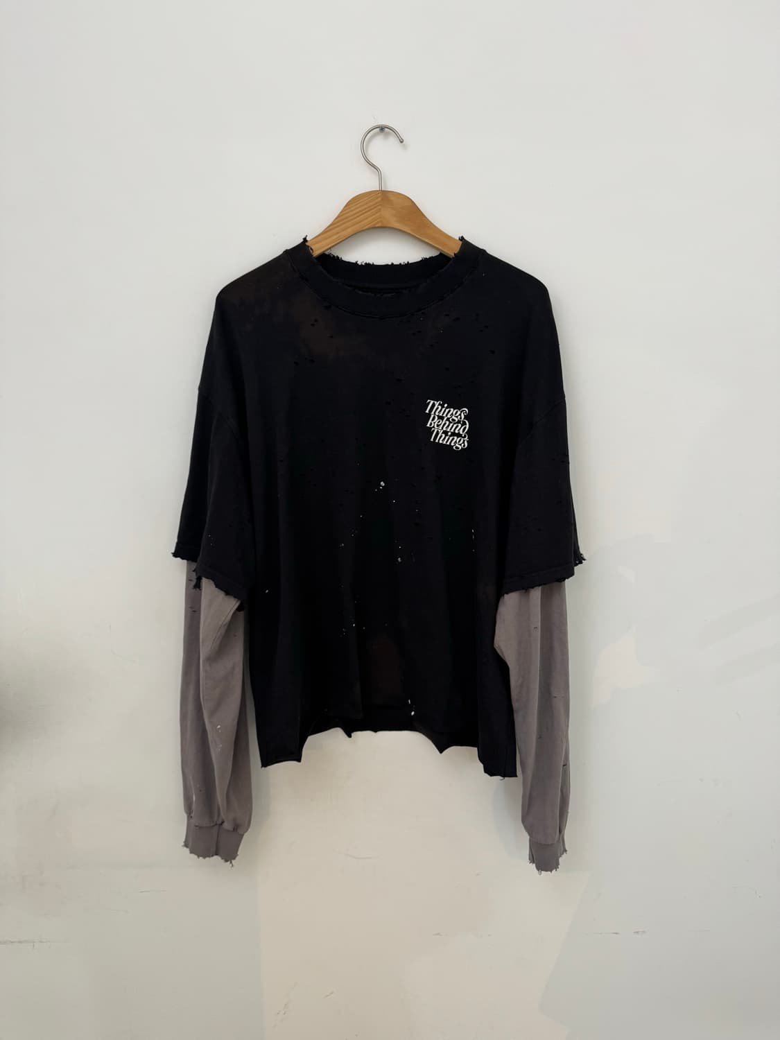 빈티지 레이어드 긴팔 상품이미지1