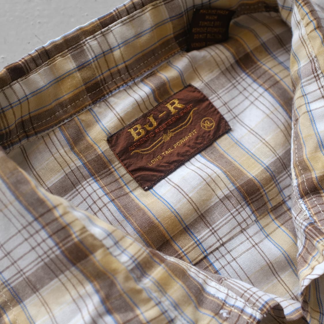 1990’s BJ-R Poly Western Shirt 상품이미지4