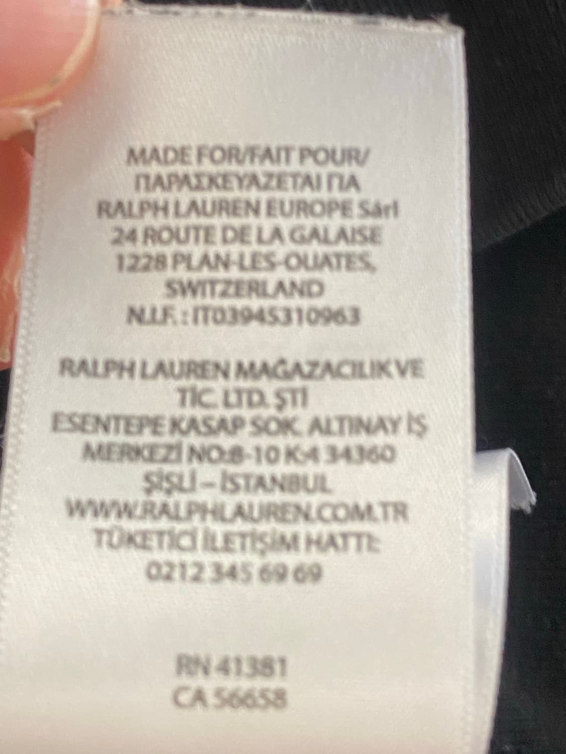 폴로 랄프로렌 톤온톤 로고 기모 맨투맨 블랙 상품이미지8