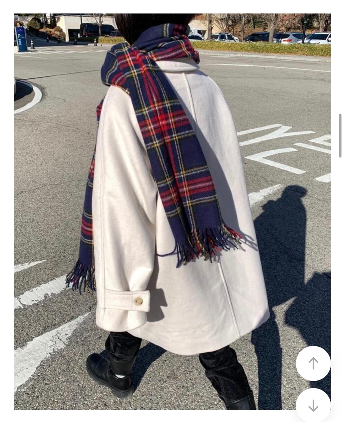 릿킴 하프코트 아이보리 상품이미지3