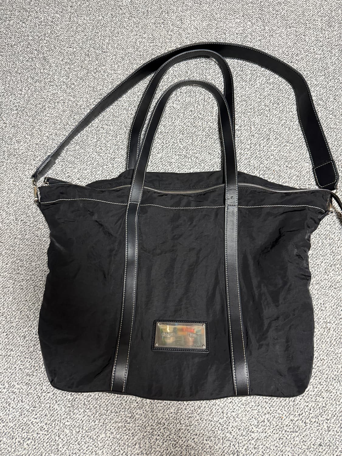 마뗑킴 패브릭 뉴 쇼퍼백 블랙 상품이미지1