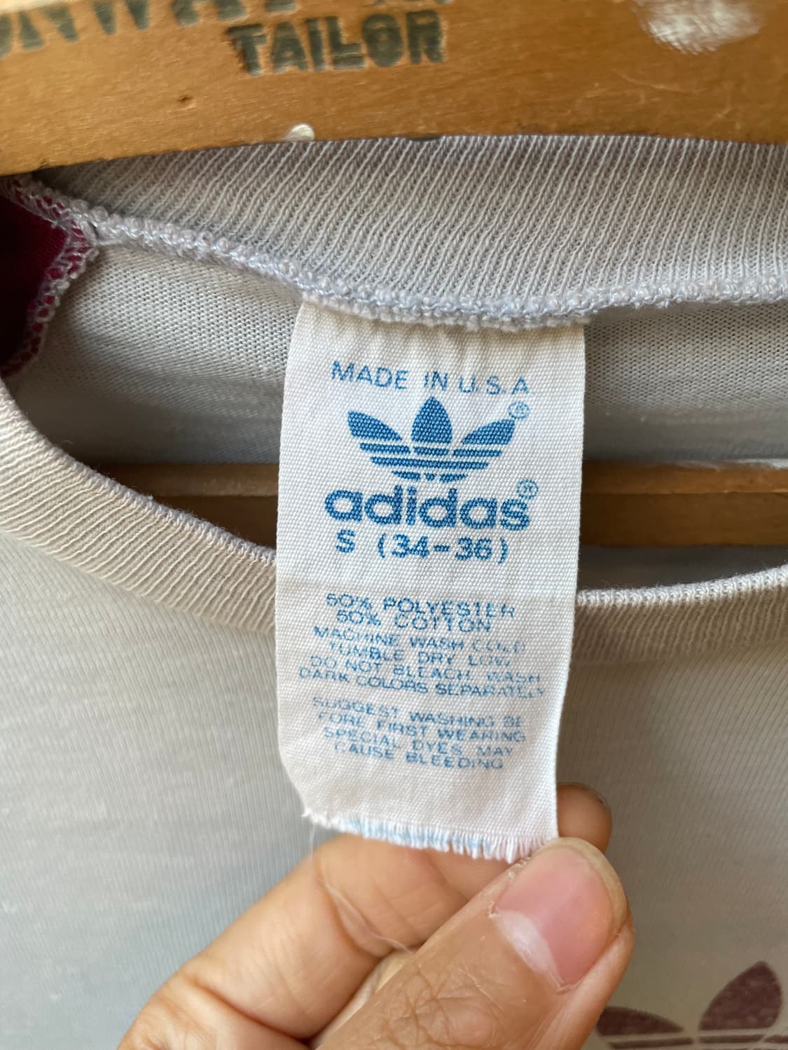 1970-80's Vintage adidas Raglan Tee 상품이미지4