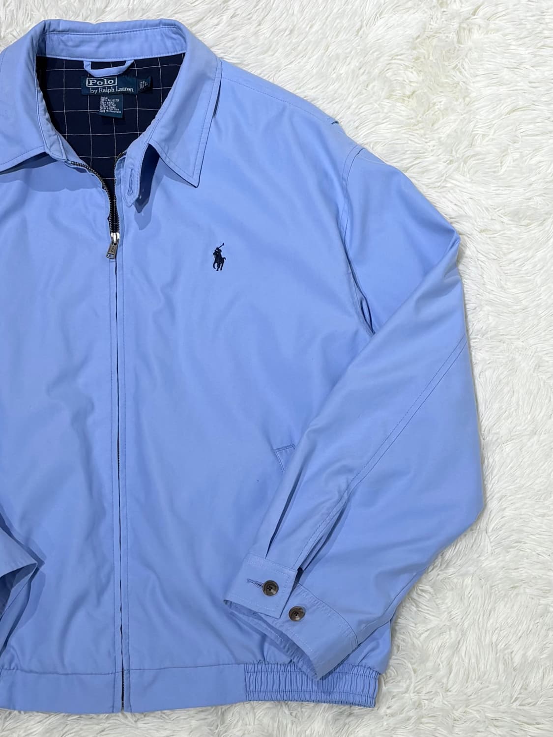 폴로랄프로렌 네이비포니 베이비블루 스윙톱 자켓 상품이미지5