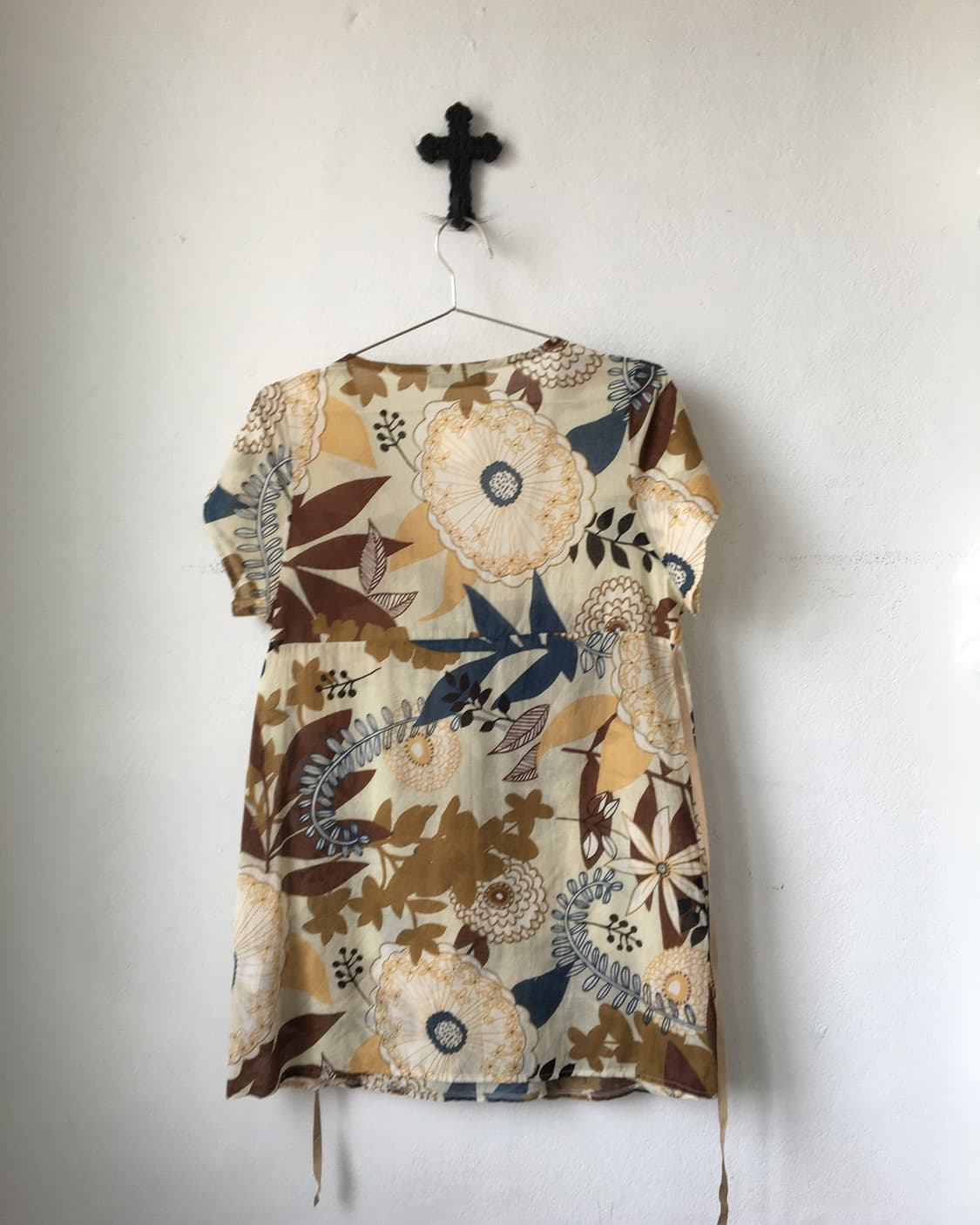 Ethnic mood pattern blouse 상품이미지3