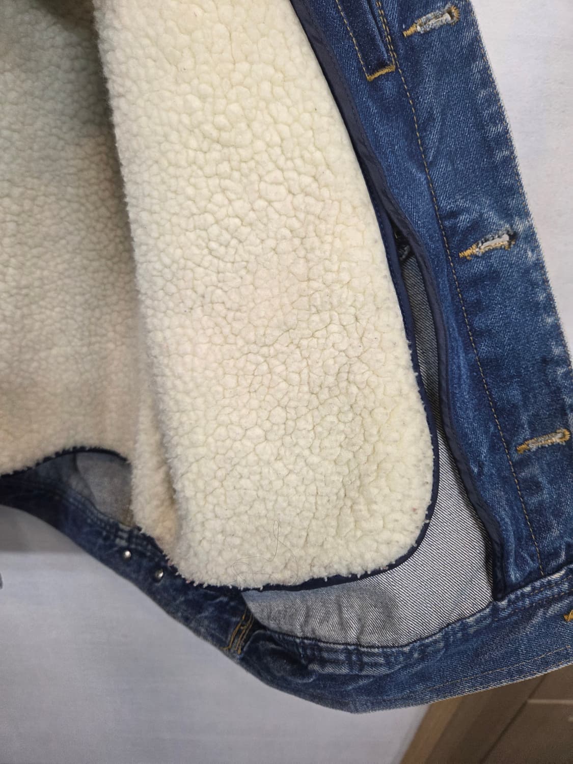 조다쉬 반도패션 빈티지 올드스쿨 90s 셰르파 데님자켓 L 상품이미지5