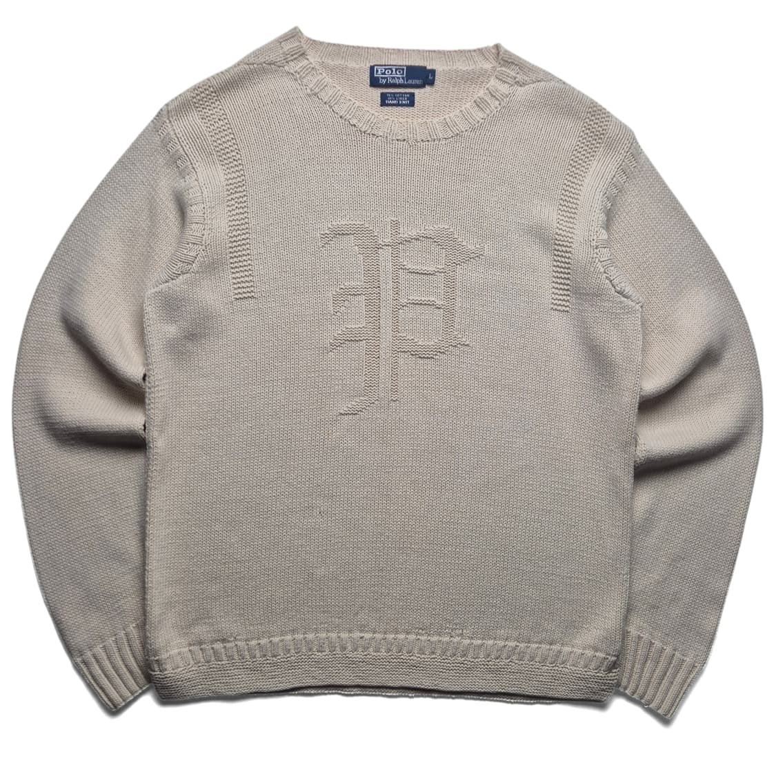 [L] 폴로 랄프로렌 00s P로고 핸드니트 상품이미지2