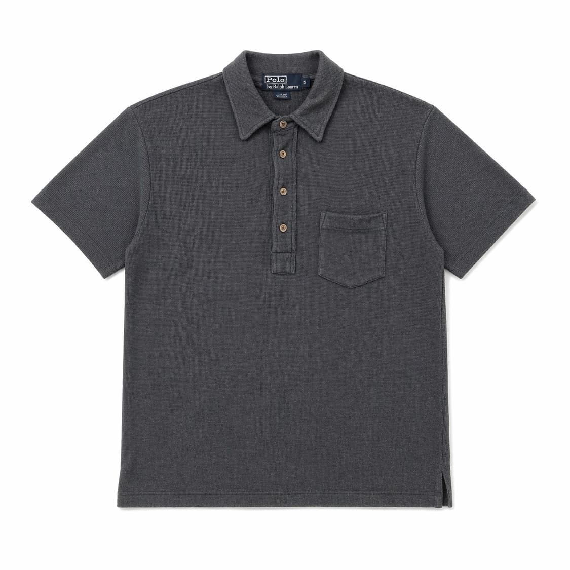 폴로 랄프로렌 와플 카라티 블랙 S 상품이미지1