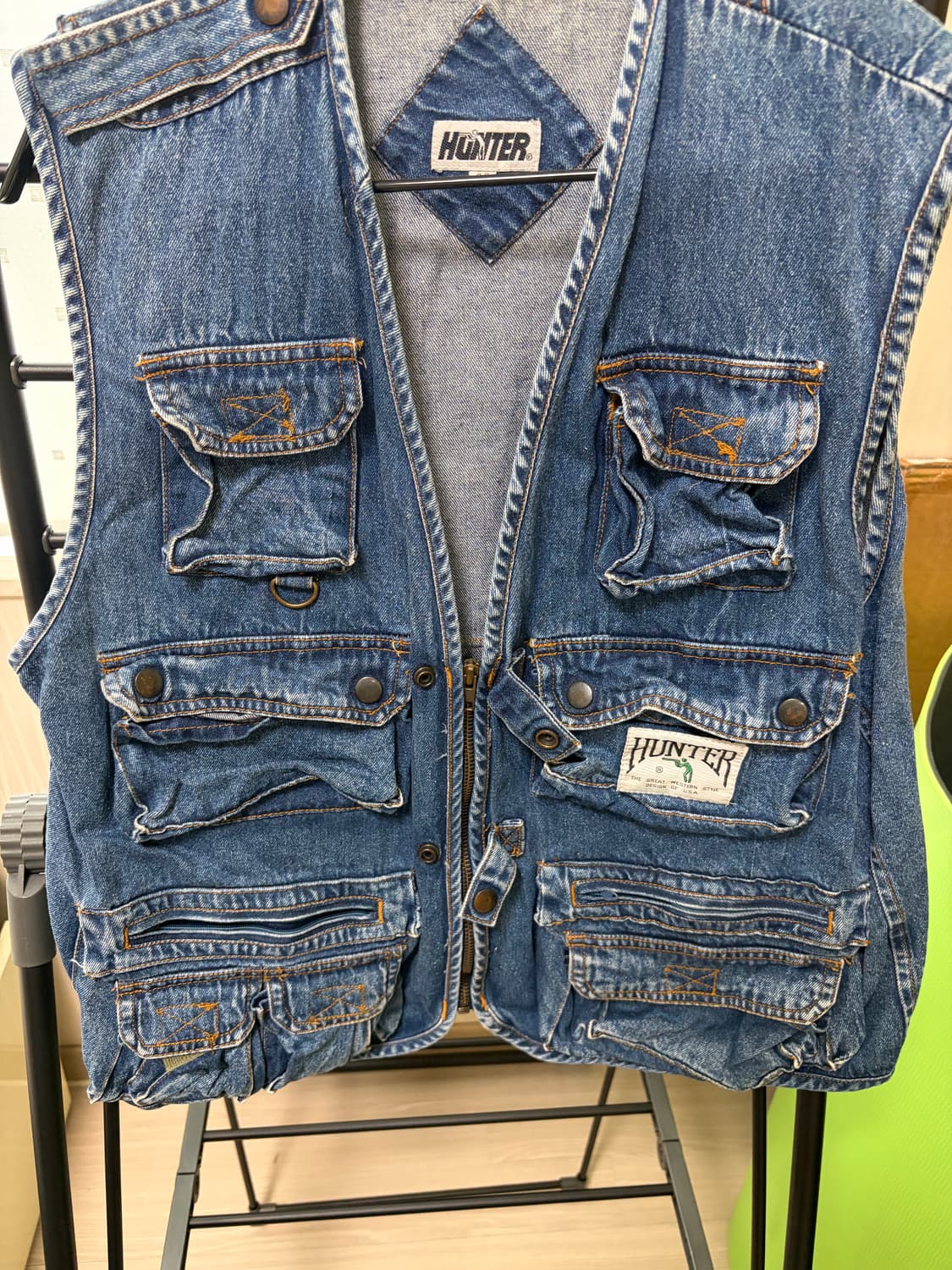 빈티지 헌터 데님 헌팅베스트 상품이미지3
