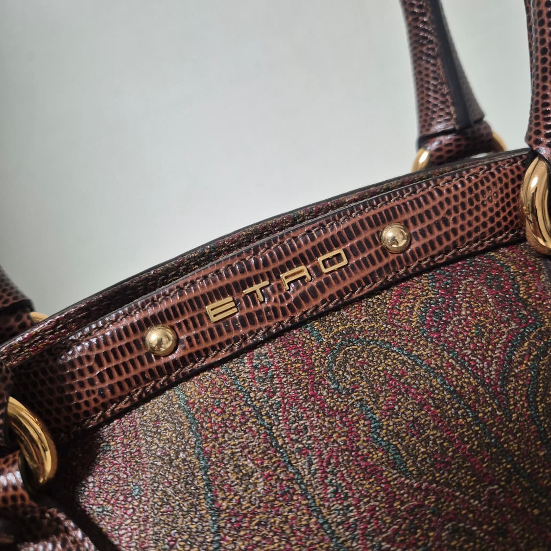 에트로 컬러아르니카 토트백 상품이미지7