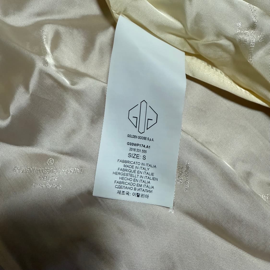 [S] 골든구스 브라운 코듀로이 더블 브레스티드 코트 상품이미지5