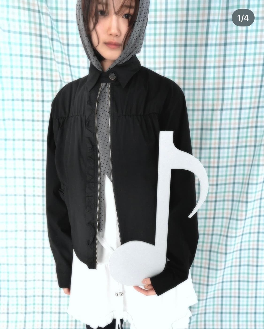 인앤양인하모니 Frill blouson  블루종 자켓 상품이미지3