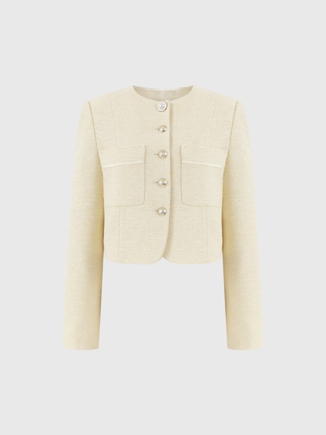 (새상품) 룩캐스트 모스 트위드 자켓 상품이미지5