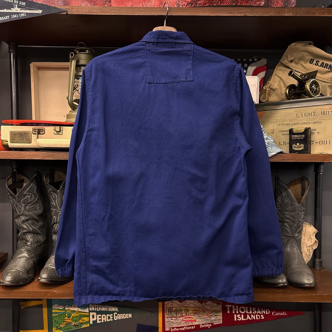 60~70s ADDA 하이넥 카라 프렌치 워크자켓 밴딩시보리 N710 상품이미지2