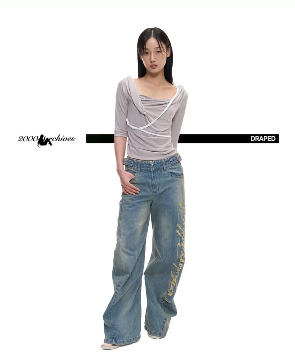 Ceretti draped top 상품이미지1