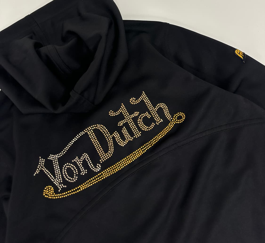 Von Dutch 본더치  후드 져지 트랙탑 y2K 큐빅  상품이미지2