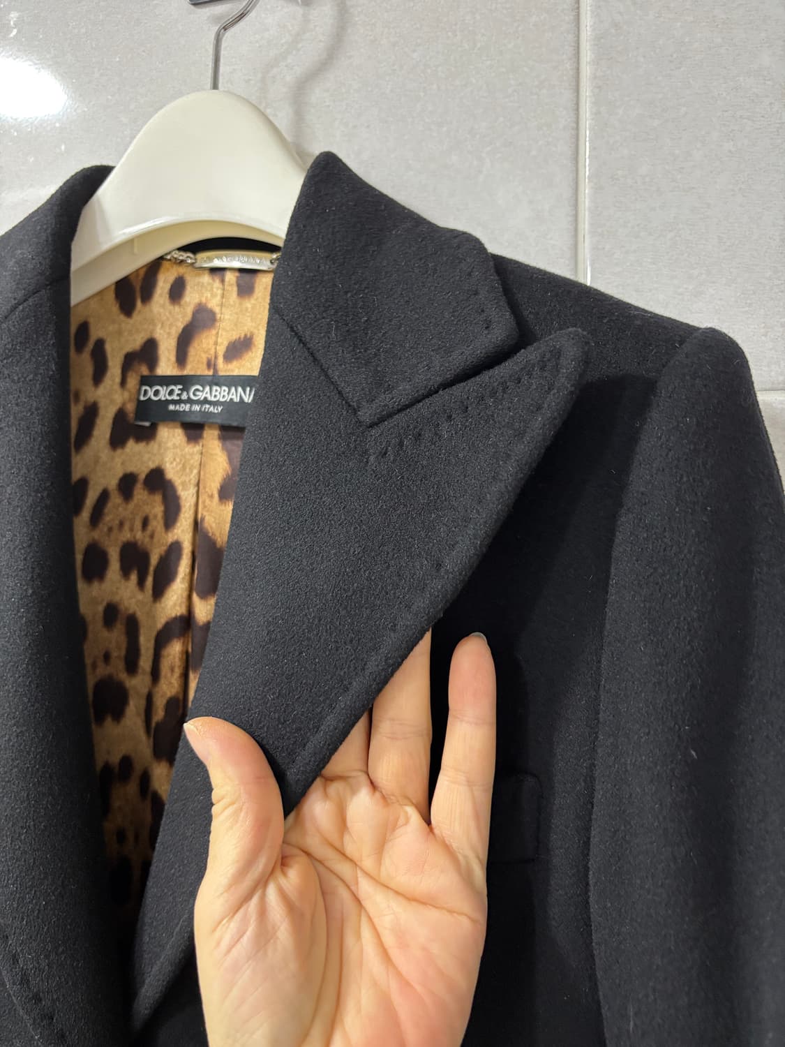 정품)돌체앤가바나 버진울 코트 상품이미지4