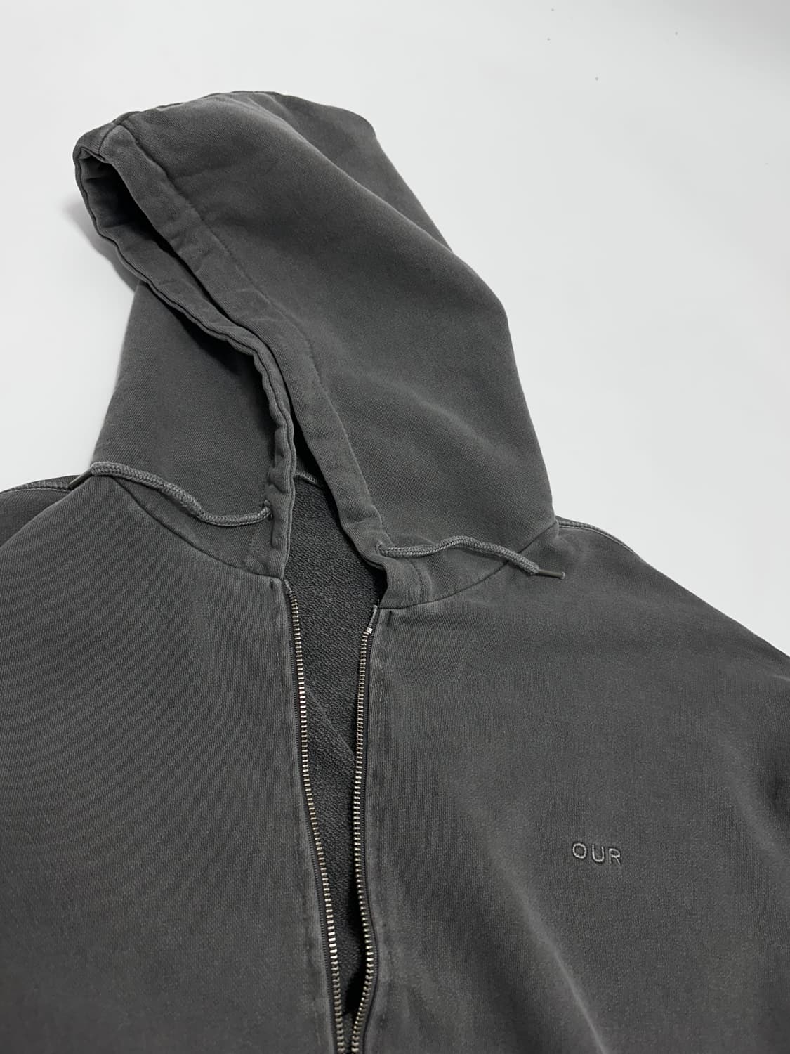 Our 피그먼트 워싱 후드집업 상품이미지5