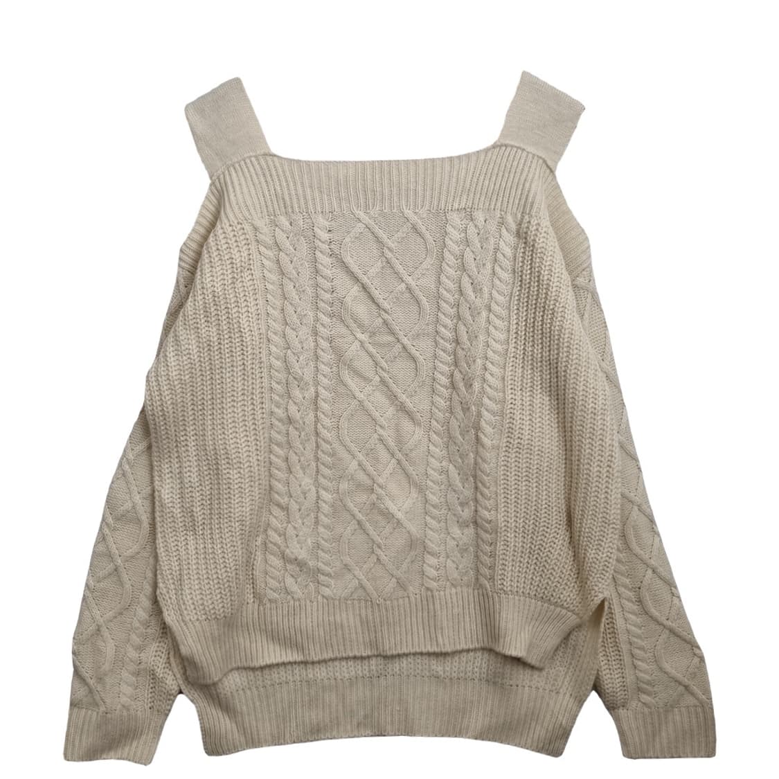 ONE WAY 꽈베기 오프숄더 니트  상품이미지1