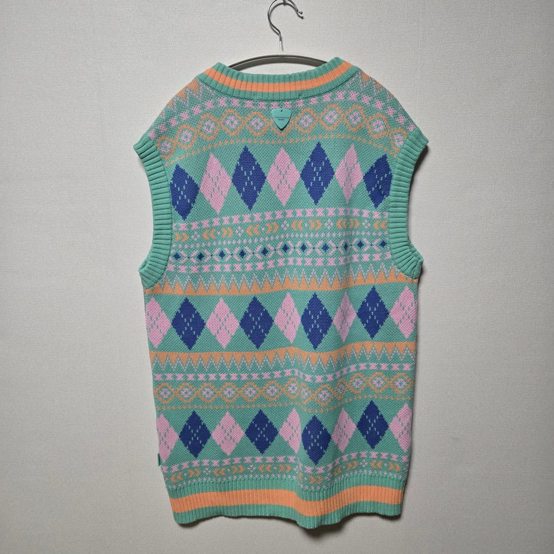 인스턴트펑크 자카드 니트 베스트/ 남성 조끼/ 여성 조끼  상품이미지5