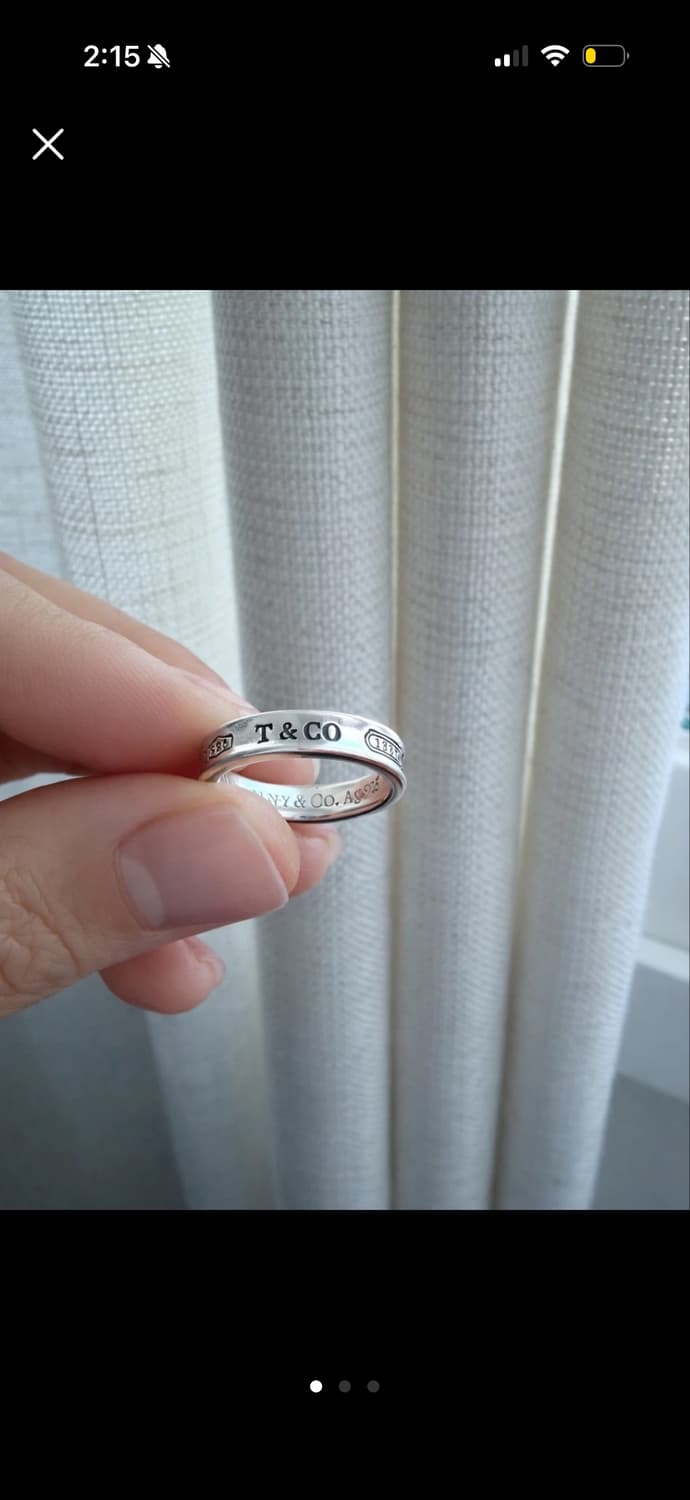 티파니앤코 1837 실버 링 9호 상품이미지1