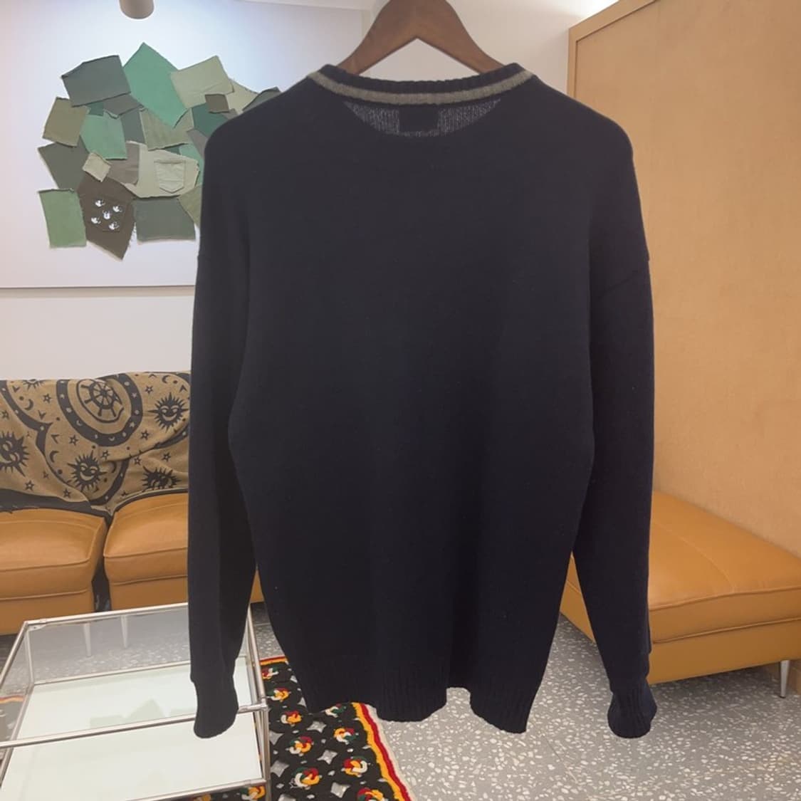 라코스테 올드스쿨 캐주얼 케이블 꽈배기 니트 100 C07816 상품이미지4