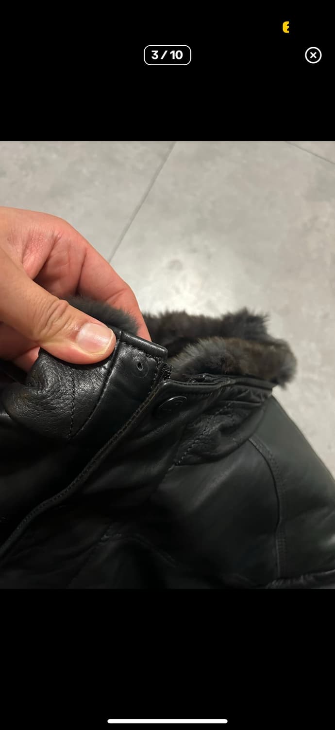 레노마 래빗 퍼 양가죽 빈티지 헌팅 자켓 105size 상품이미지3