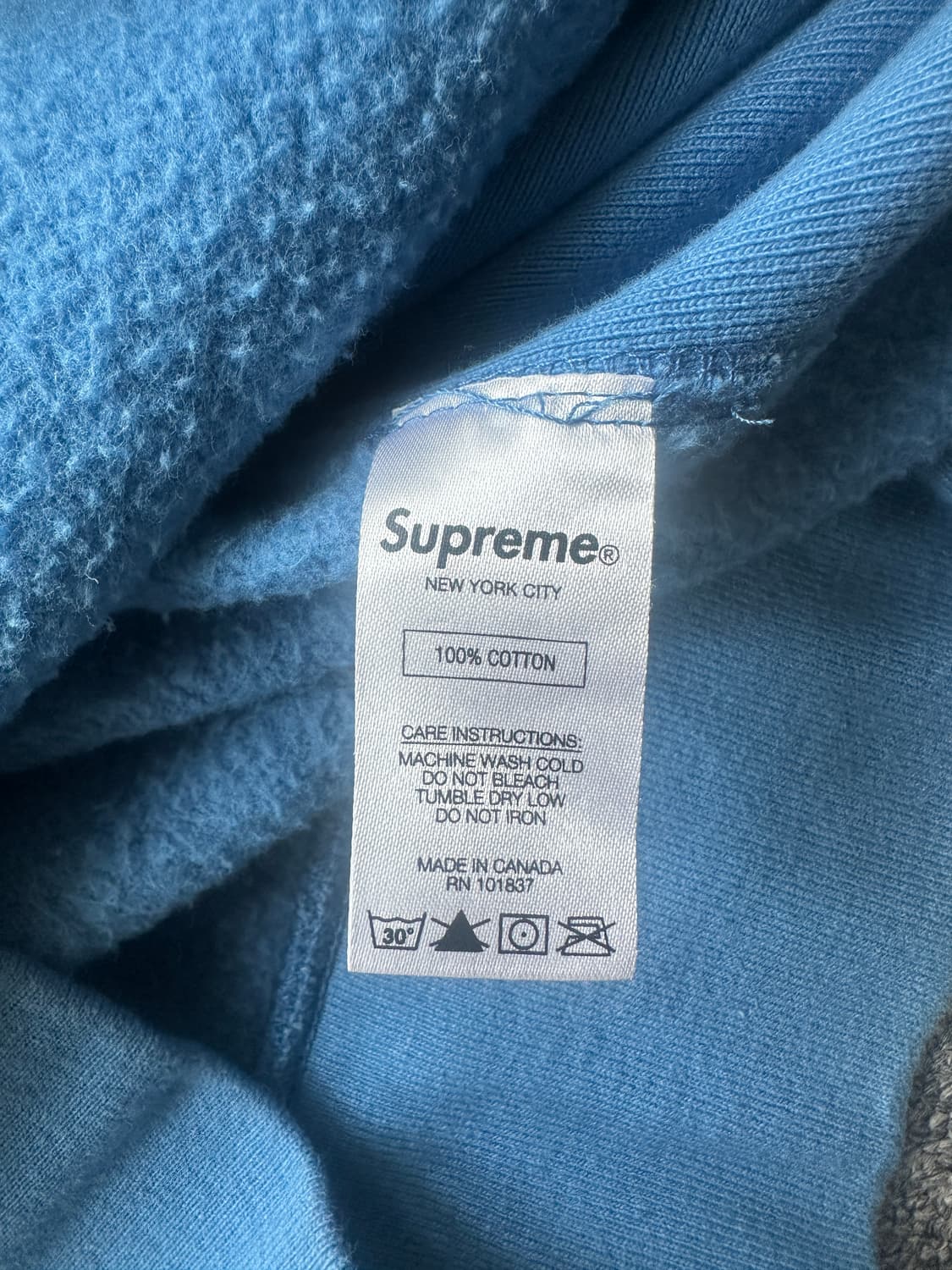 [M] 슈프림 슬리브 로고 후드 상품이미지4