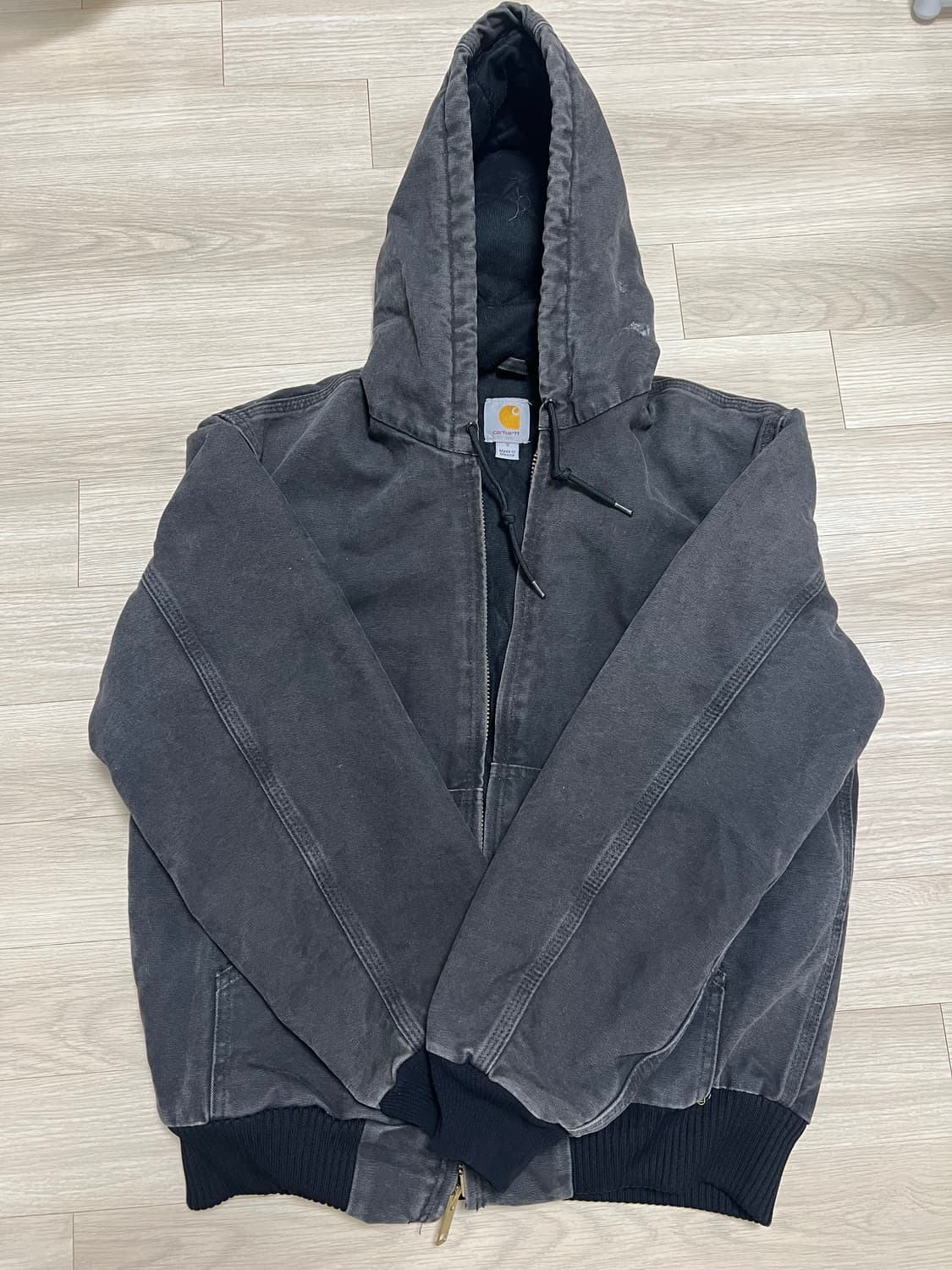 (S)칼하트 J130 BLK 블랙 빈티지 상품이미지7