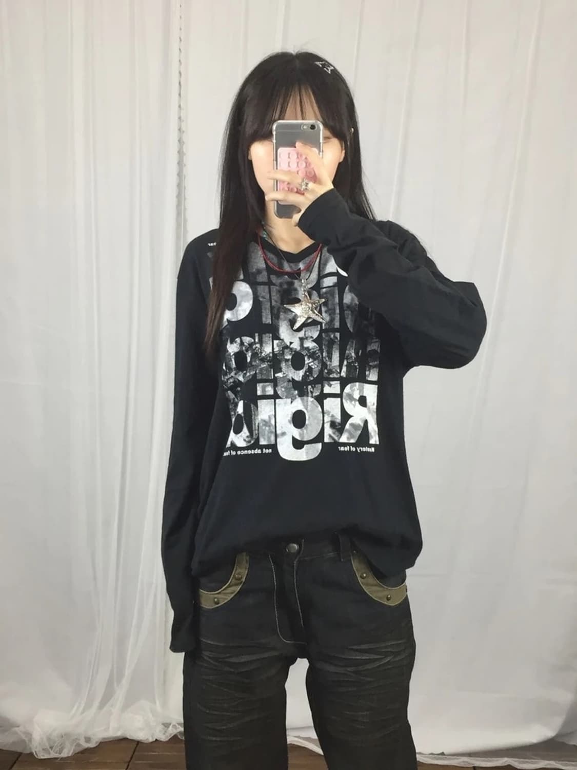 Jpn T-Graphics Rigid Long Sleeve Tee 상품이미지1