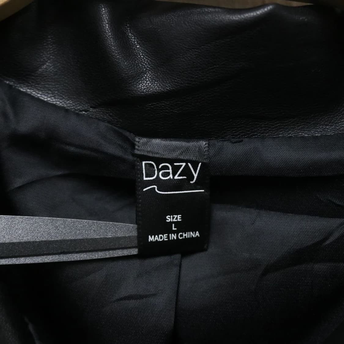 DAZY 페이크 레더 자켓 63439 상품이미지6