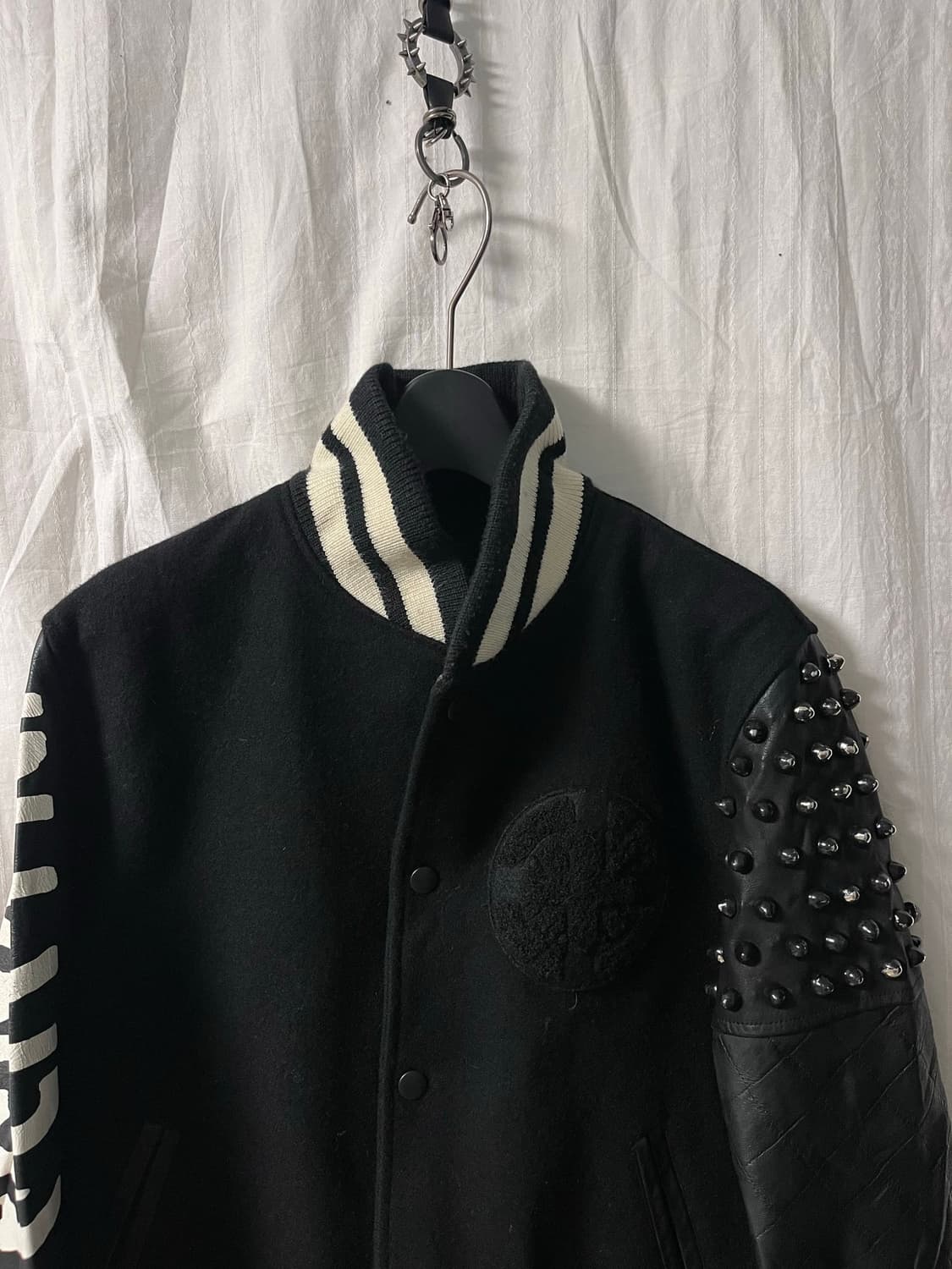 Archive Studded Varsity leather Jacket 상품이미지2