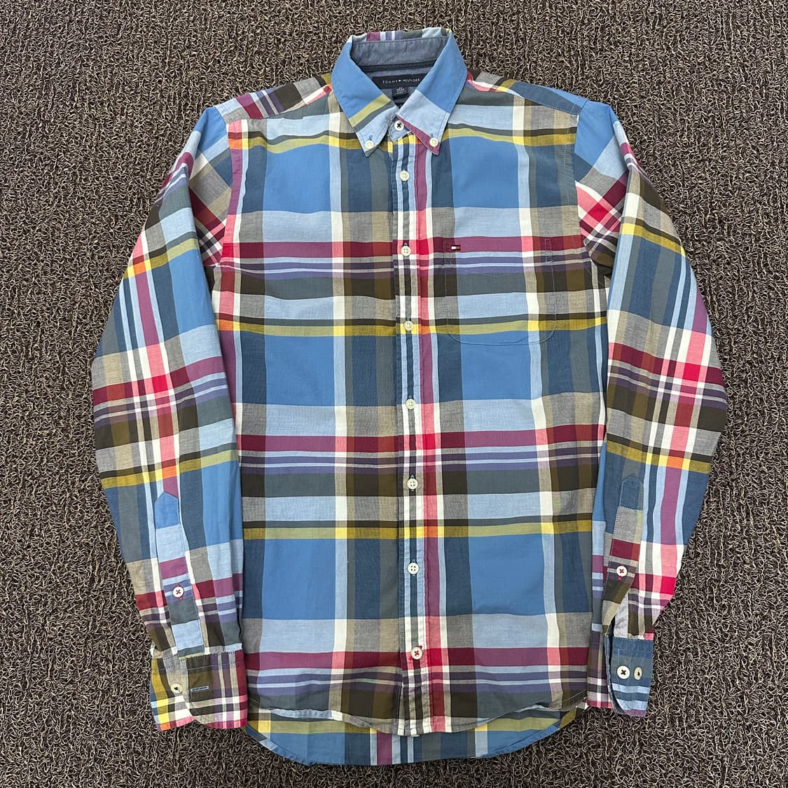 타미힐피거 체크 남방 셔츠 XS 상품이미지1